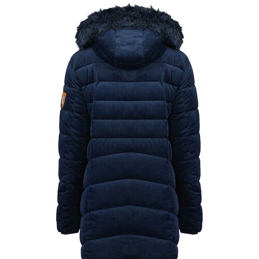 Damen Canadian Peak Parka | Bilomai Long Navy Rm Lady 001