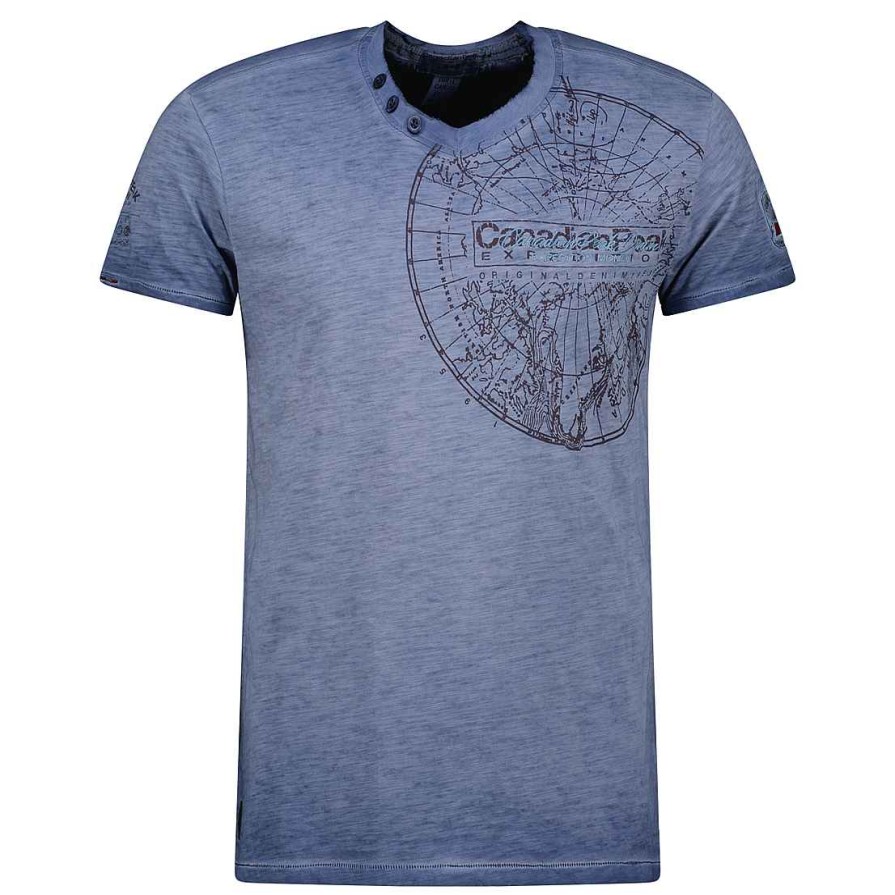 Herren Canadian Peak T-Shirt | Jimperableak Navy Rm Herren 249