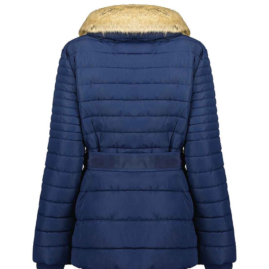 Damen Canadian Peak Parka | Bellemai Navy Rm Lady 001