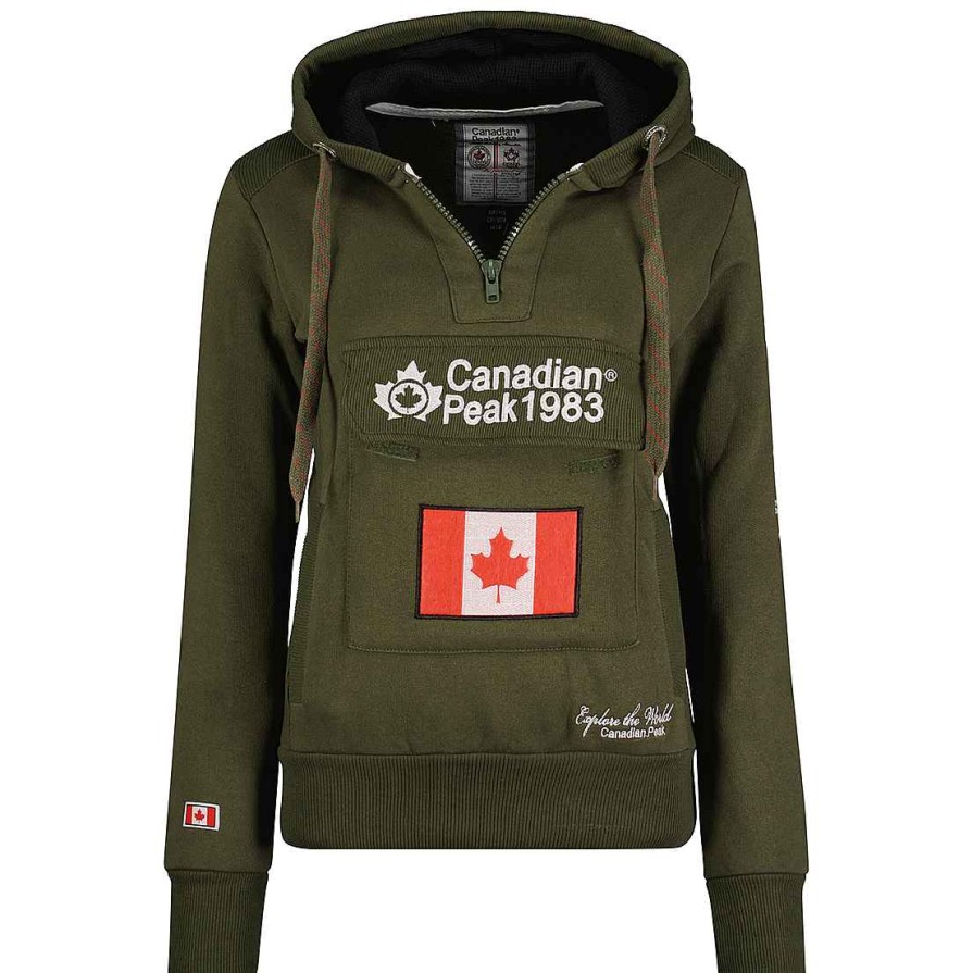 Damen Canadian Peak Schweis | Gyrelle Khaki Lady Cp Rm 100