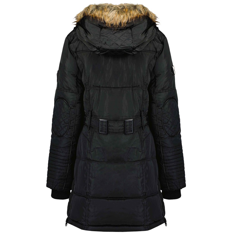 Damen Canadian Peak Parka | Schonheit Schwarze Dame 078