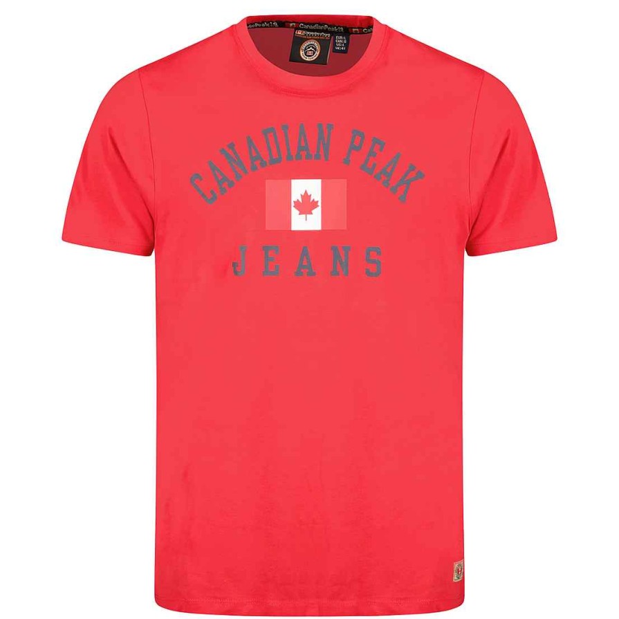 Herren Canadian Peak T-Shirt | Jadseneak Red Rm Herren 249