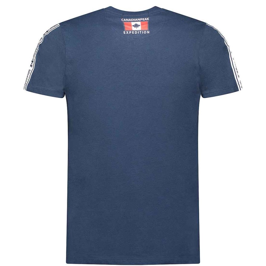 Herren Canadian Peak T-Shirt | Javengeak Navy Rm Herren 249