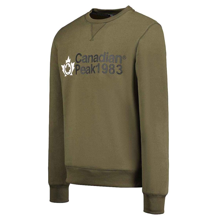 Herren Canadian Peak Schweis | Ganteak Khaki Rm Herren 054