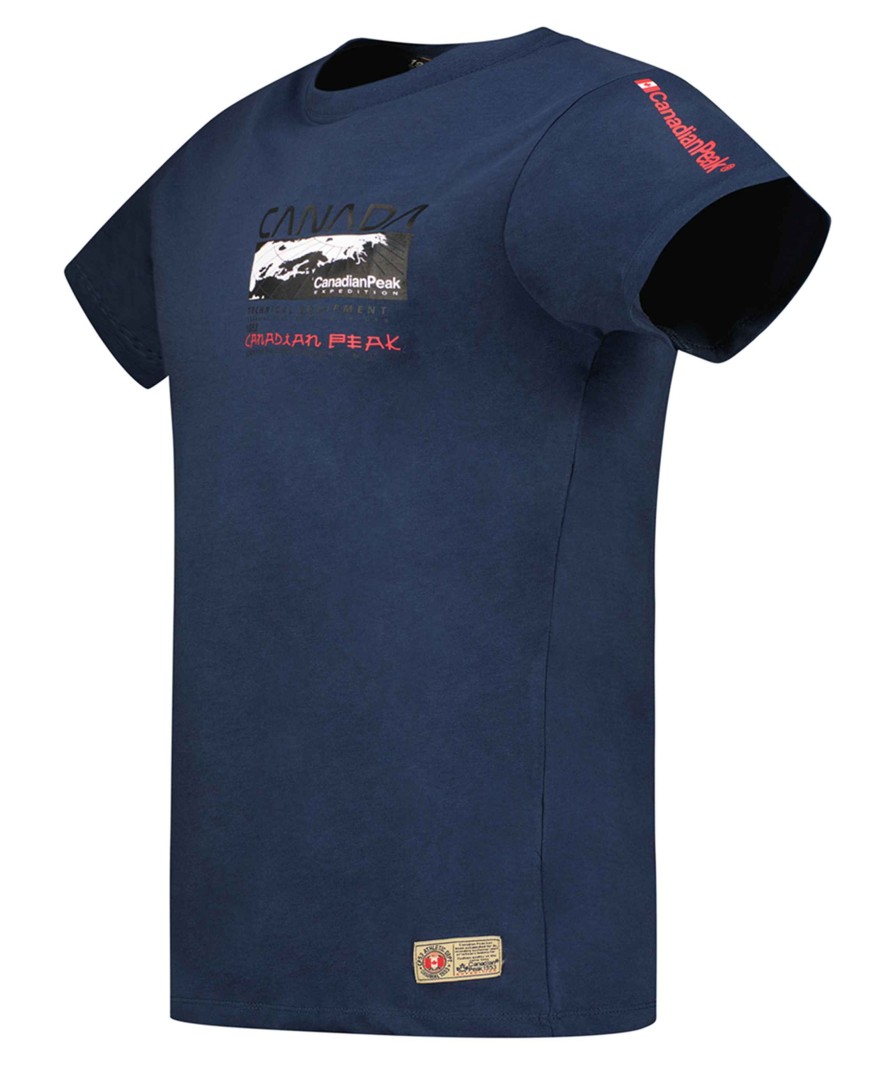 Herren Canadian Peak T-Shirt | Jholmeak Navy Rm Herren 249