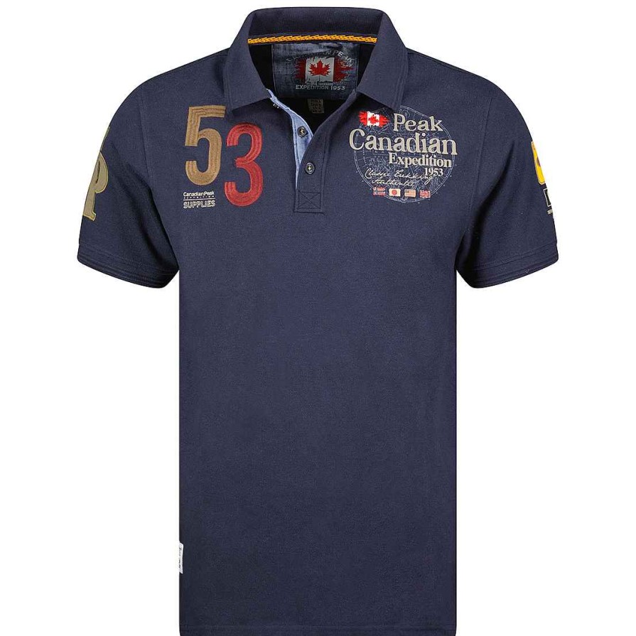 Herren Canadian Peak Polo | Kelaneak Navy Rm Herren 419