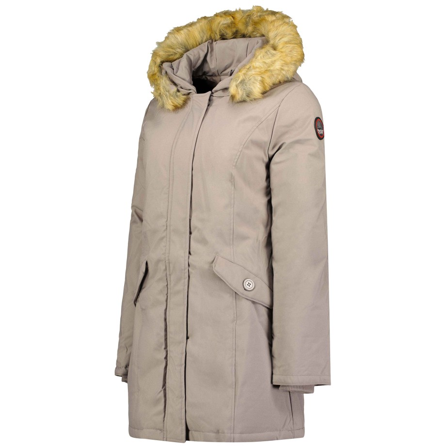 Damen Canadian Peak Parka | Dinastipeak Taupe Cp Rm Bs Lady 001