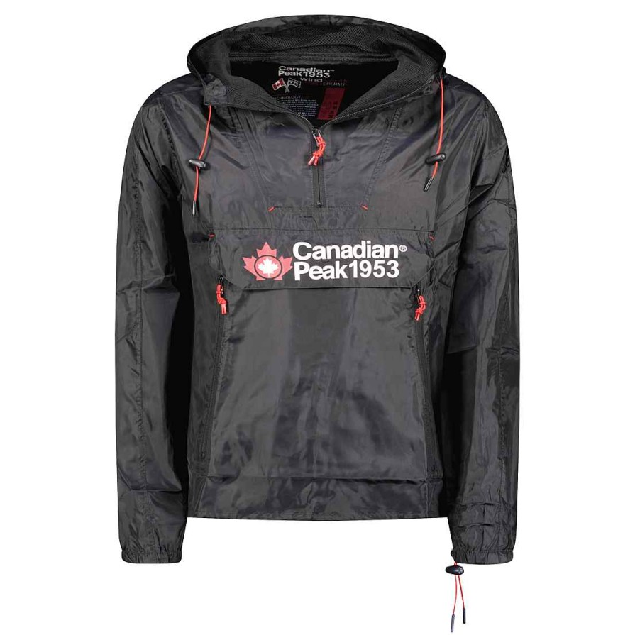 Herren Canadian Peak Fruhlingsjacke | Choupeak Black Cp Men 244 Goz-Rbm