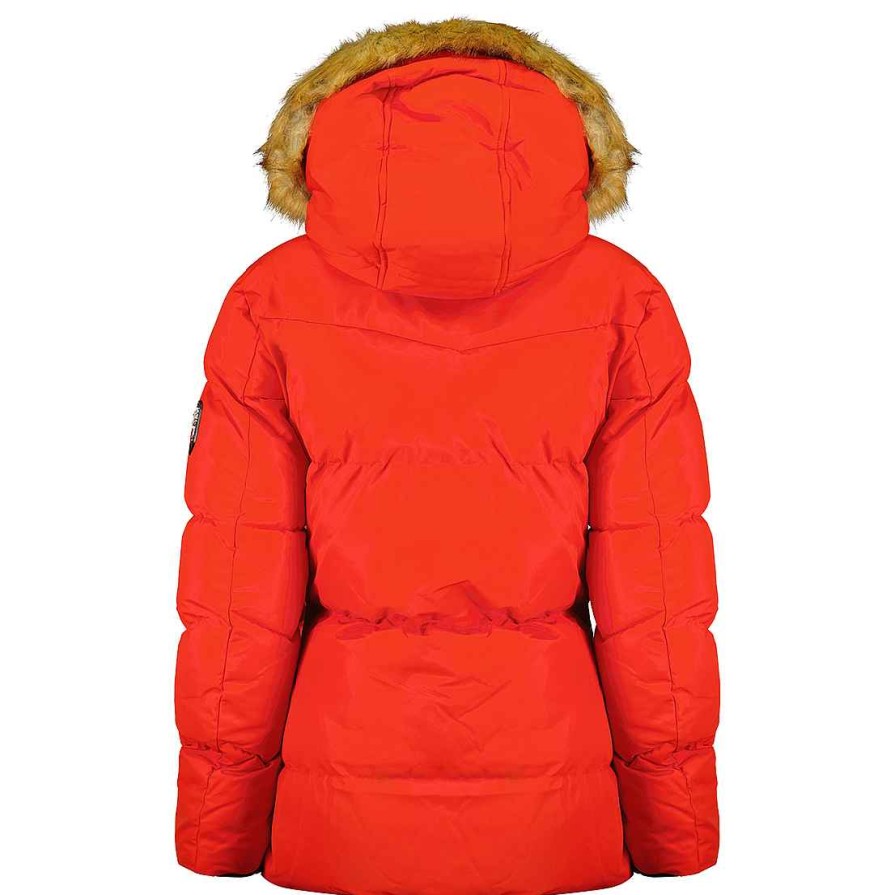 Damen Canadian Peak Parka | Crowneak Red Rm Cp Lady 001