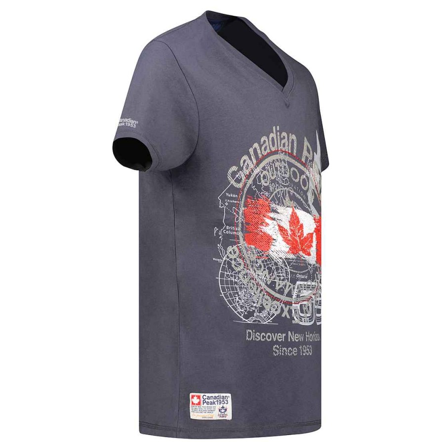 Herren Canadian Peak T-Shirt | Jappel Dunkelgrau Herren Cp Rm Herren 235