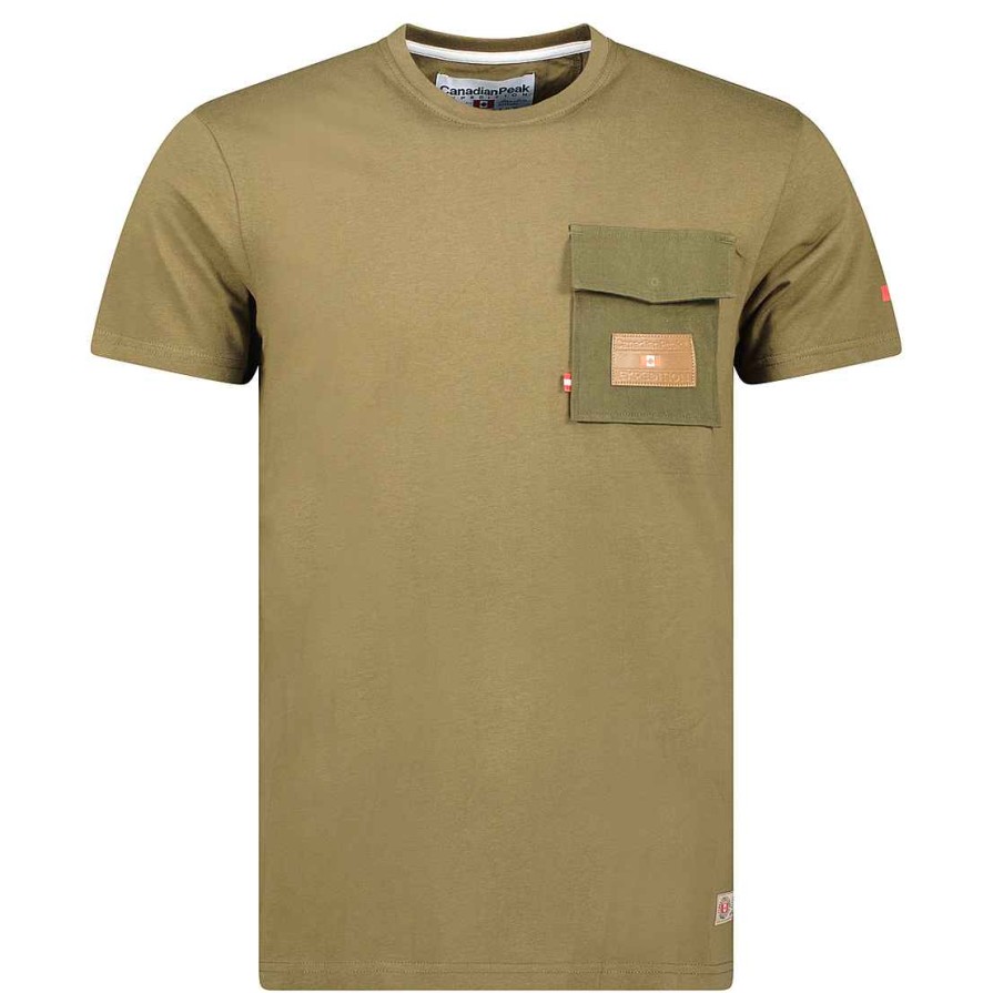 Herren Canadian Peak T-Shirt | Josseak Khaki Rm Herren 235