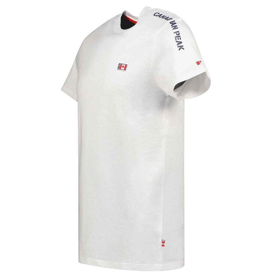 Herren Canadian Peak T-Shirt | Jaredeak White Rm Herren 235