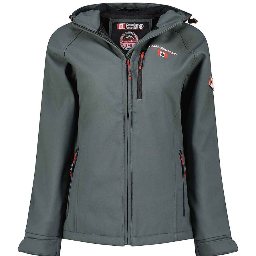 Damen Canadian Peak Soft Shell | Tacereak Dgrey Rm Lady 250