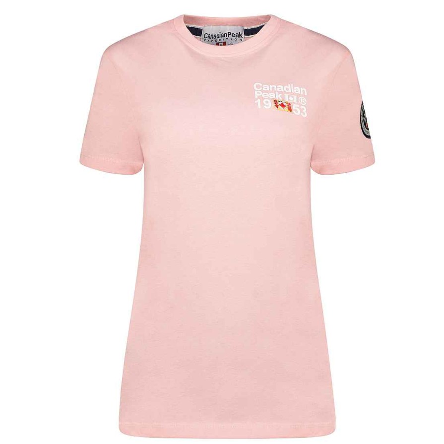 Damen Canadian Peak T-Shirt | Jarofeak Light Pink Lady Rm 235