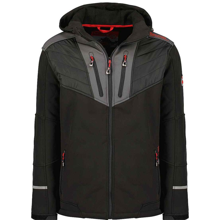 Herren Canadian Peak Soft Shell | Tarkneak Black Rm Herren 009