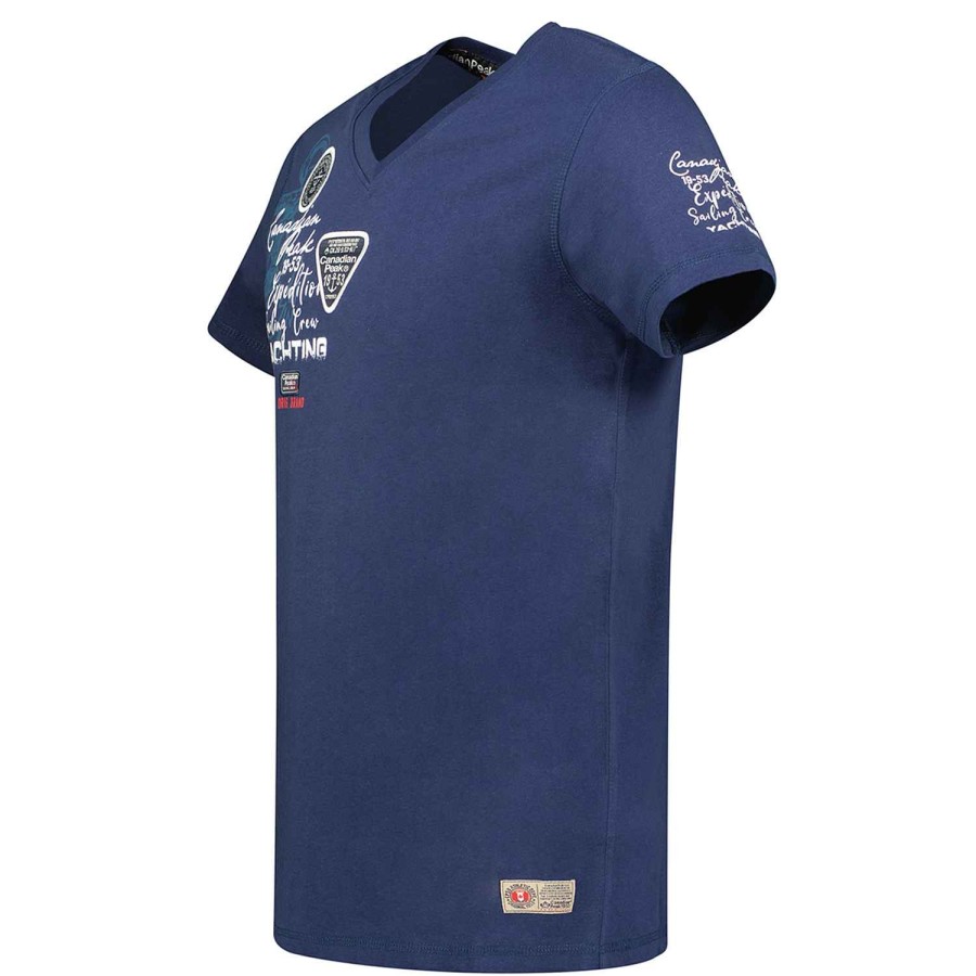 Herren Canadian Peak T-Shirt | Jademoreak Navy Rm Herren 235