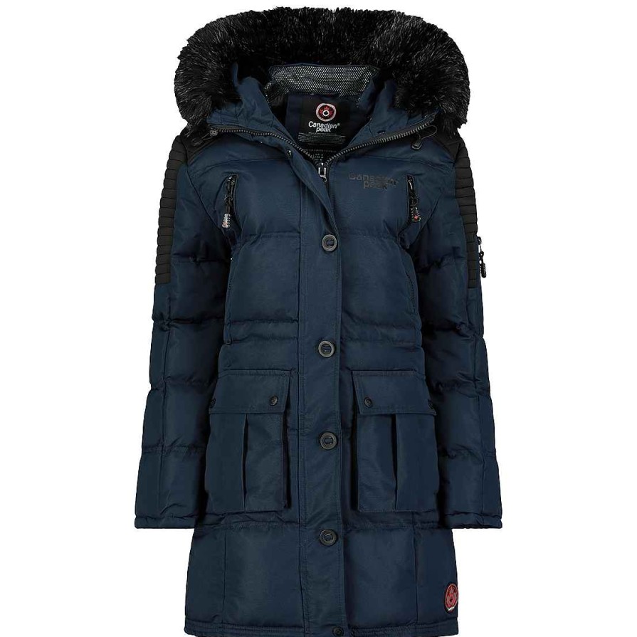 Damen Canadian Peak Parka | Dalida Navy Lady 070