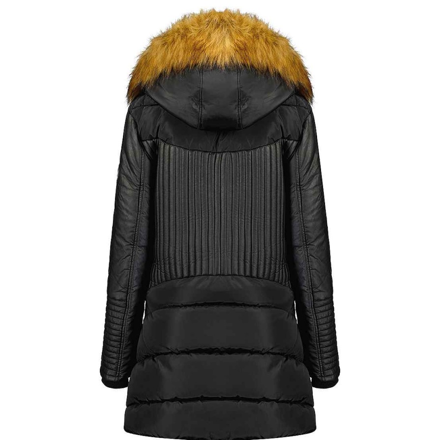 Damen Canadian Peak Parka | Ausmoseak Black Lady Bs 068