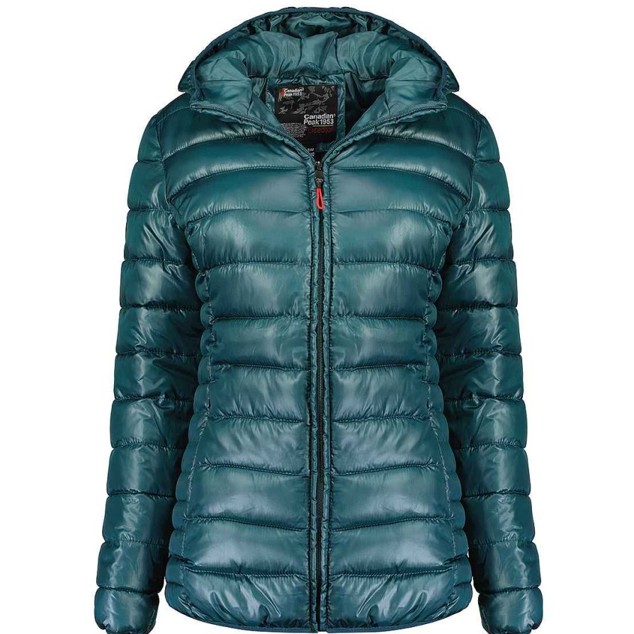 Madchen Canadian Peak Jacke | Colombiana Hood D-Green Girl 096