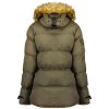 Damen Canadian Peak Parka | Bukka Khaki Cp Rm Lady 021