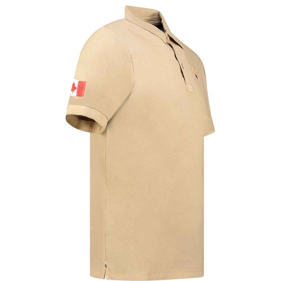 Herren Canadian Peak Polo | Karseak Beige Rm Herren 249