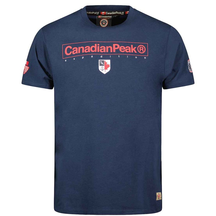 Herren Canadian Peak T-Shirt | Jotruneak Navy Rm Herren 249