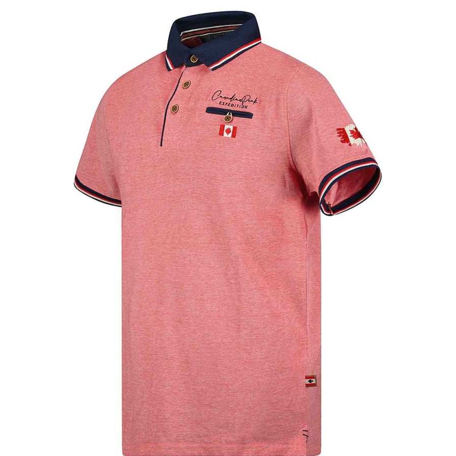 Herren Canadian Peak Polo | Kblendeak Coral Rm Herren 249