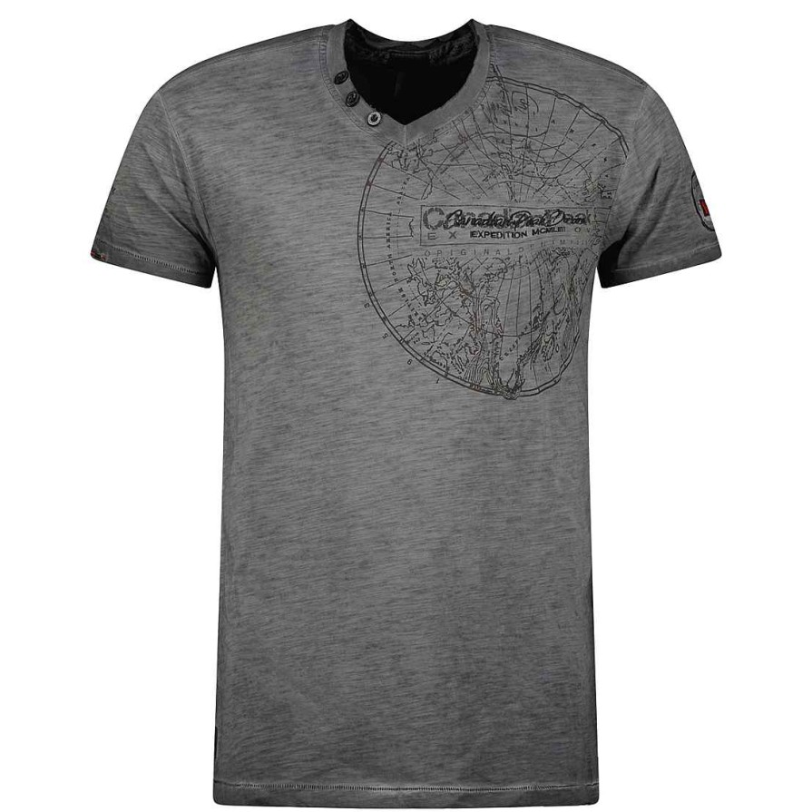 Herren Canadian Peak T-Shirt | Jimperableak Black Rm Herren 249