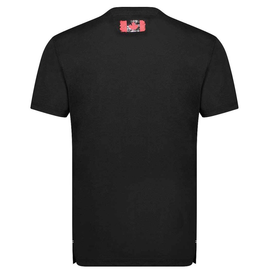 Herren Canadian Peak T-Shirt | Jetchupeak Black Rm Herren 235