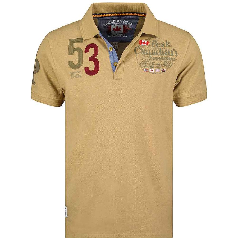 Herren Canadian Peak Polo | Kelaneak Beige Rm Herren 419