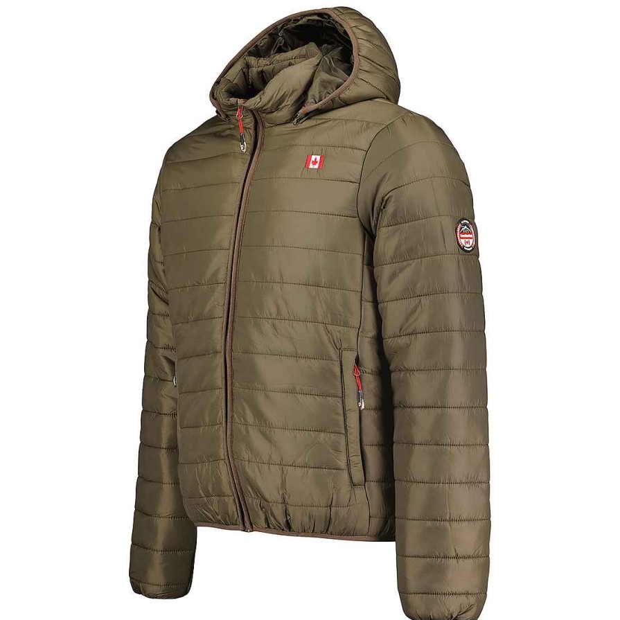 Herren Canadian Peak Jacke | Amigeak Hood Khaki Cp Rm Herren 233