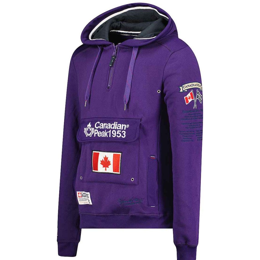 Herren Canadian Peak Schweis | Galapagos Purple Men Cp Rm 100