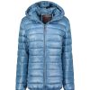 Damen Canadian Peak Jacke | Annemai Hood Mt Washed Blue Lady 096