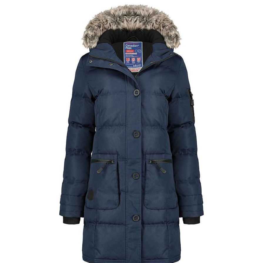 Damen Canadian Peak Parka | Axelus Navy Lady 070