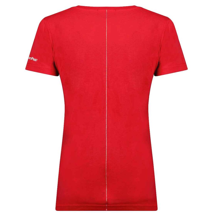 Damen Canadian Peak T-Shirt | Jwildeak Red Rm Lady 204