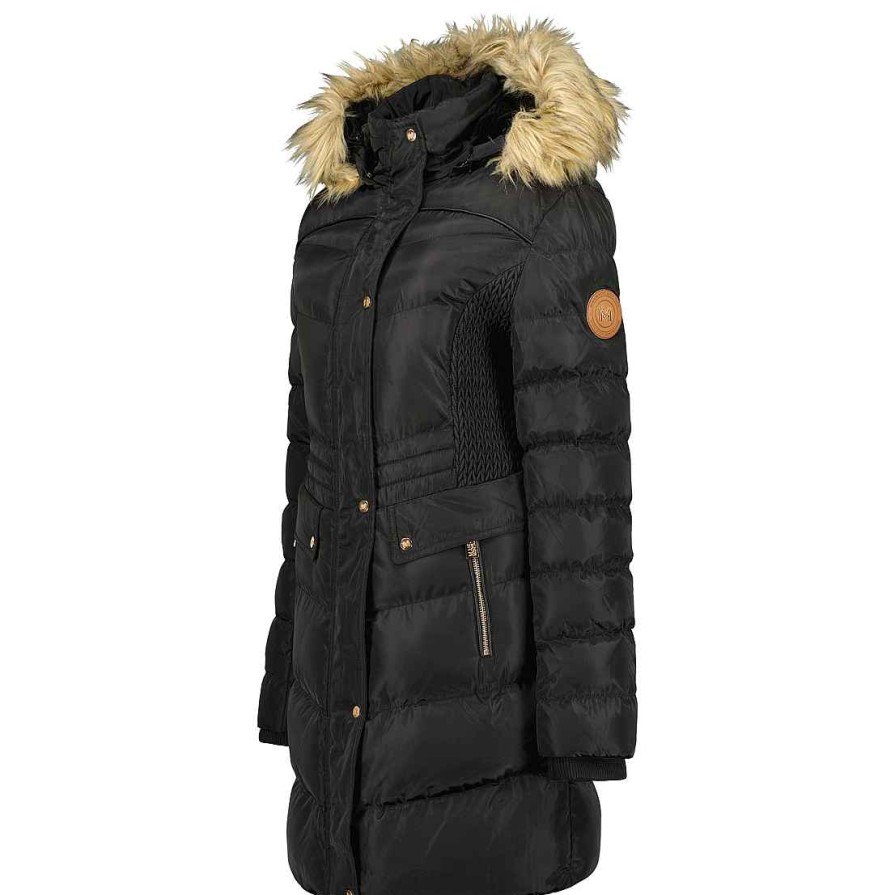 Damen Canadian Peak Parka | Badomai Long Black Rm Lady 054