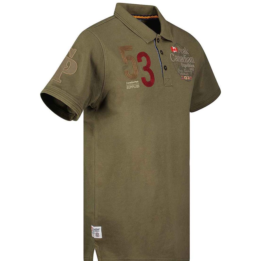 Herren Canadian Peak Polo | Kelaneak Khaki Rm Herren 419