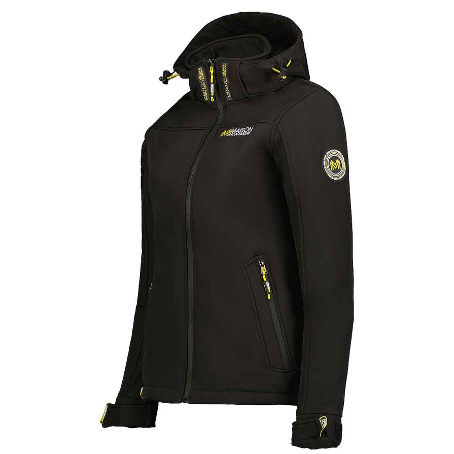 Damen Canadian Peak Soft Shell | Takenimai Black Lady Mt 009