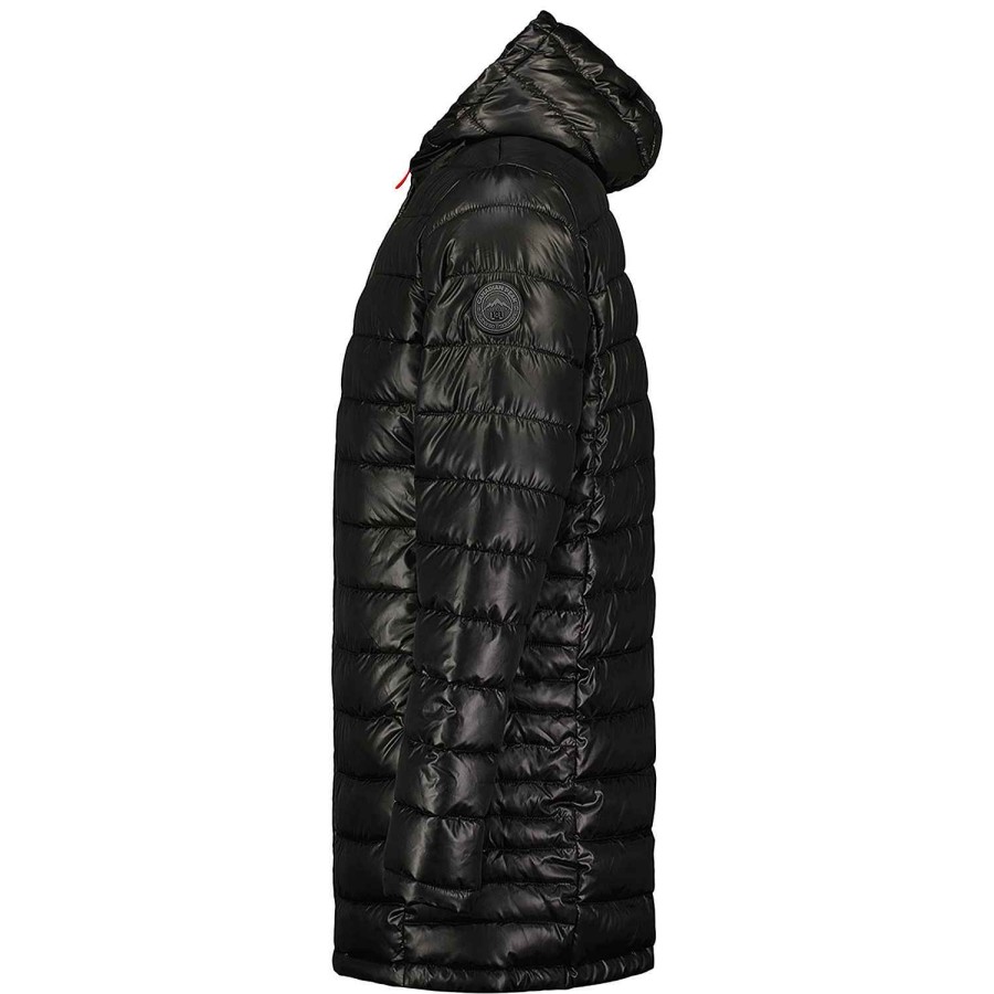 Herren Canadian Peak Jacke | Calendreak Hood Long Black Rm Cp Herren 096