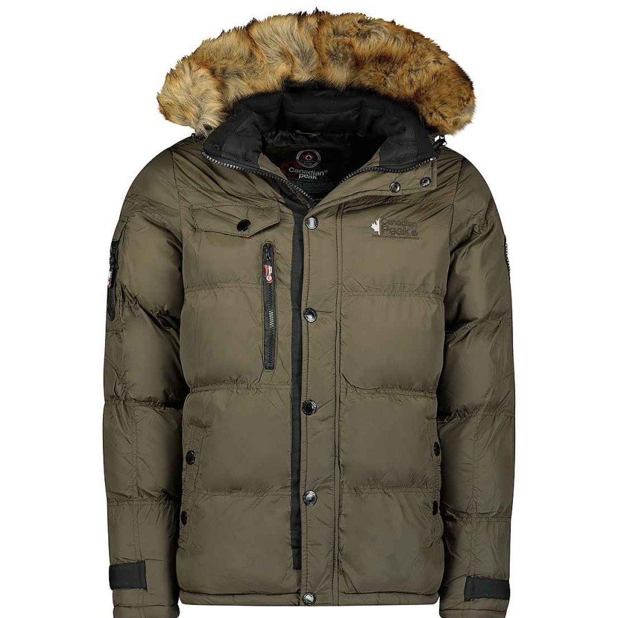 Herren Canadian Peak Parka | Bukkateak Kaki Cp Rm Herren 021