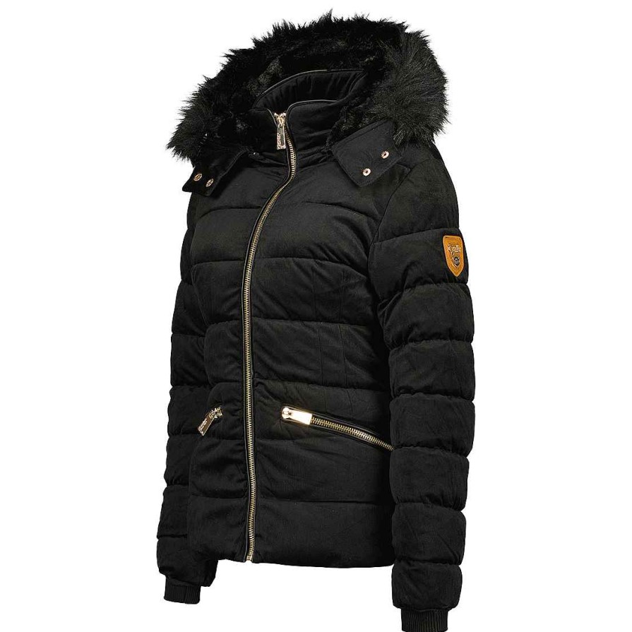 Damen Canadian Peak Parka | Biloveak Short Black Rm Cp Lady 001