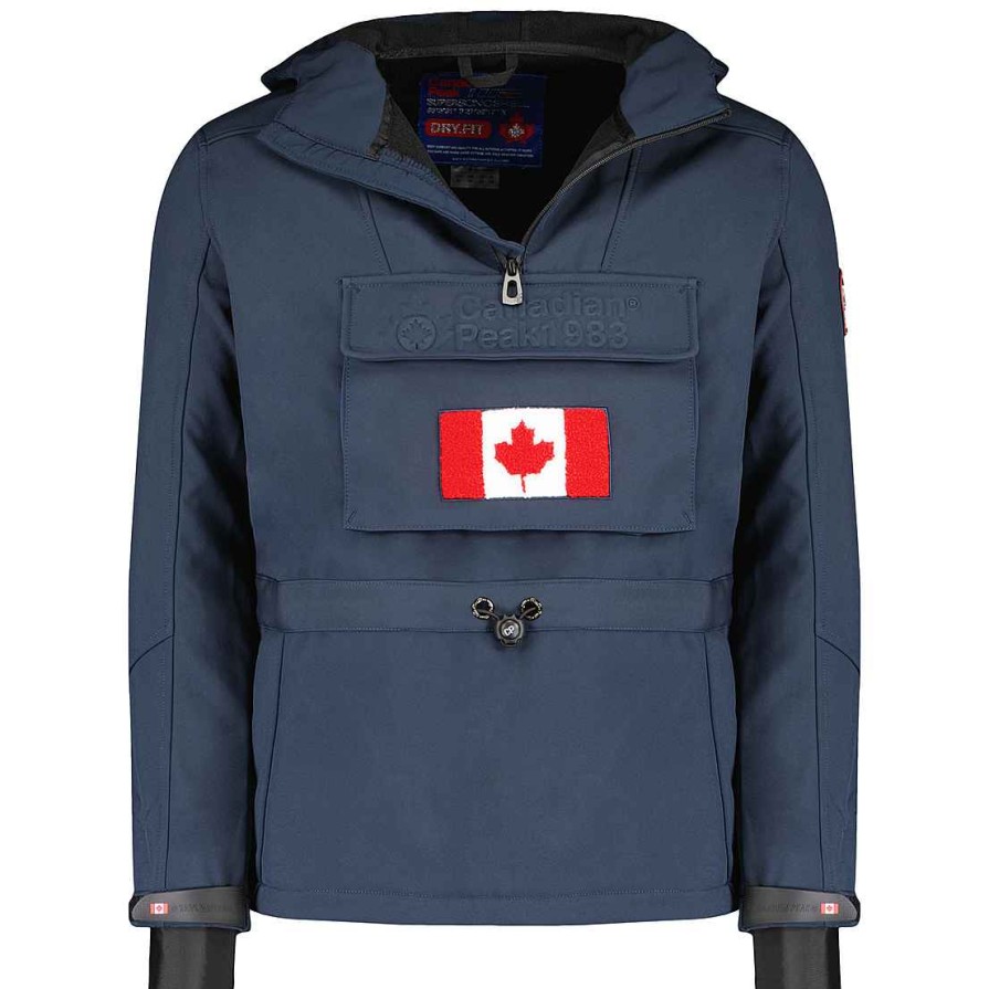 Herren Canadian Peak Soft Shell | Tokano Rpt Bs Cp Navy Herren 005