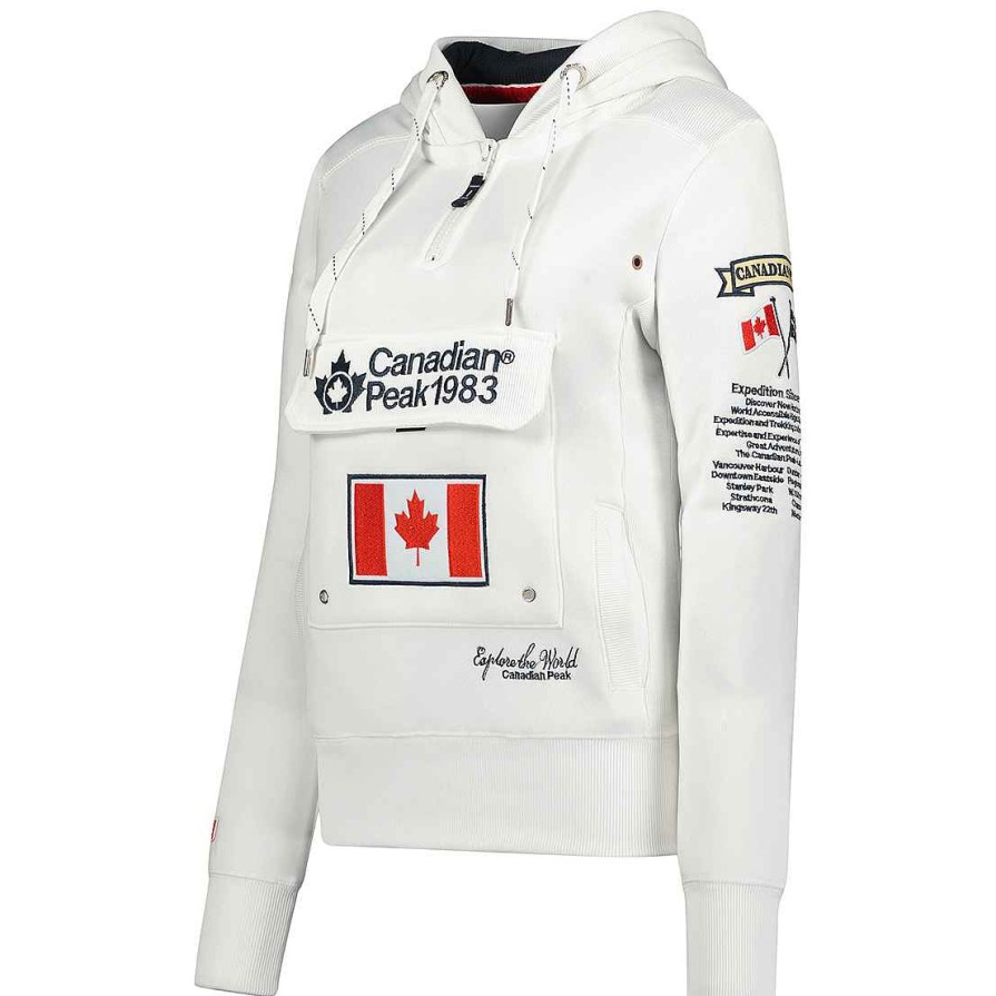 Damen Canadian Peak Schweis | Gyrelle White Cp Lady 054 Pop