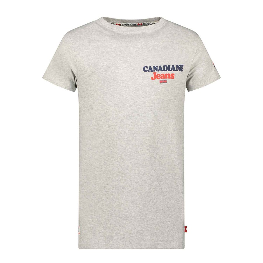 Herren Canadian Peak T-Shirt | Joupeak Bgrey Rm Herren 235