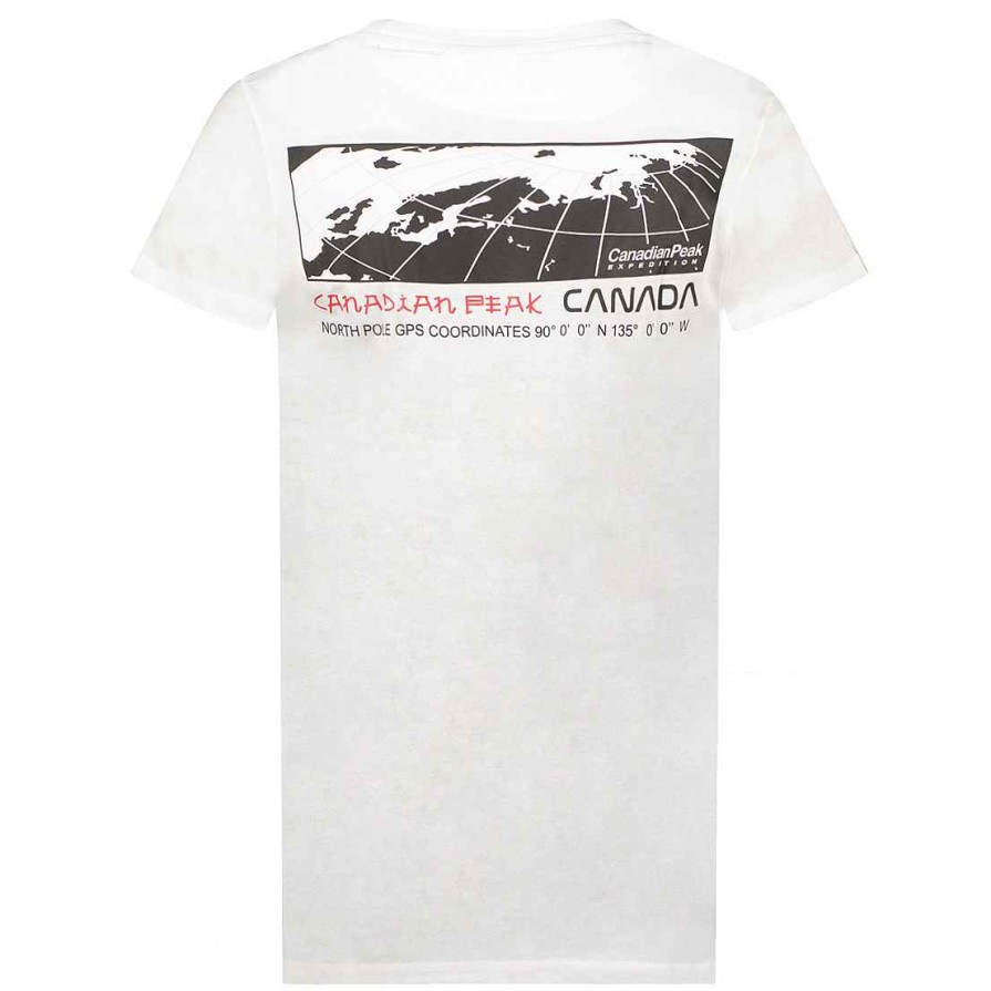 Herren Canadian Peak T-Shirt | Jholmeak White Rm Herren 249