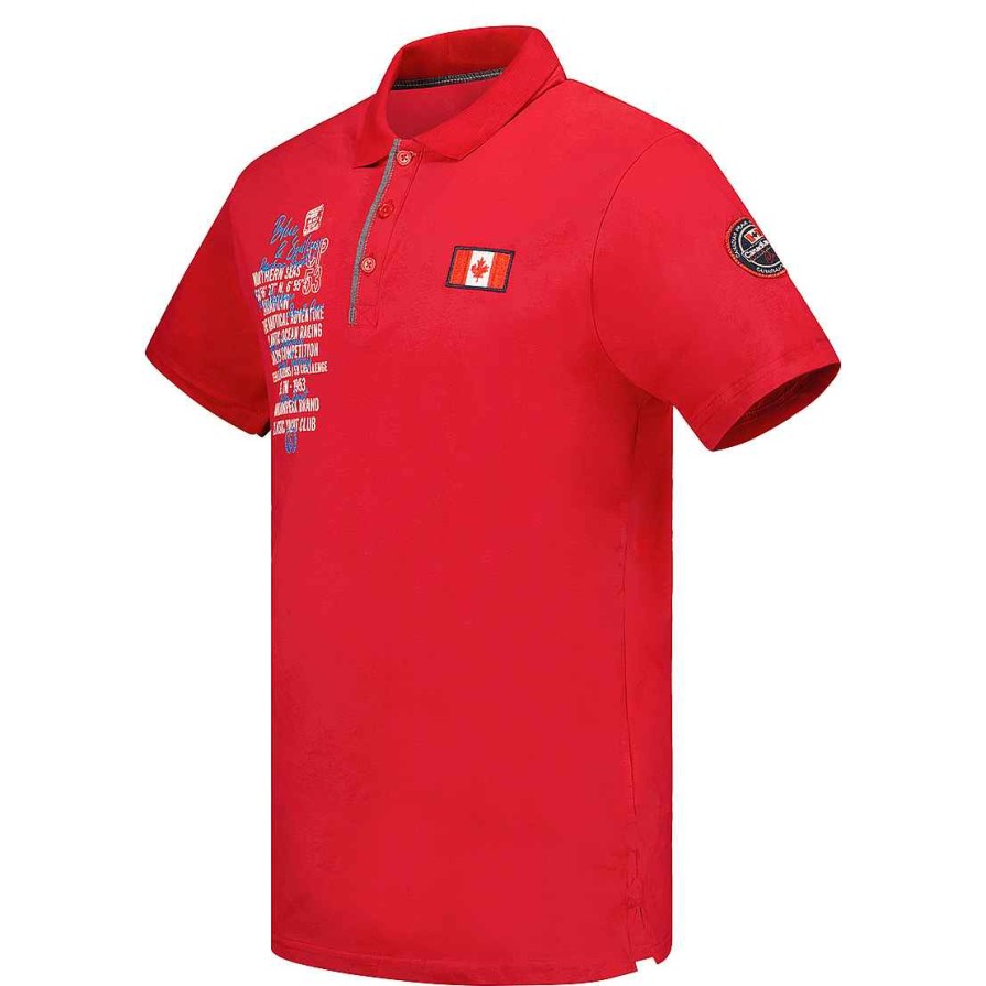 Herren Canadian Peak Polo | Kancreak Red Rm Herren 254