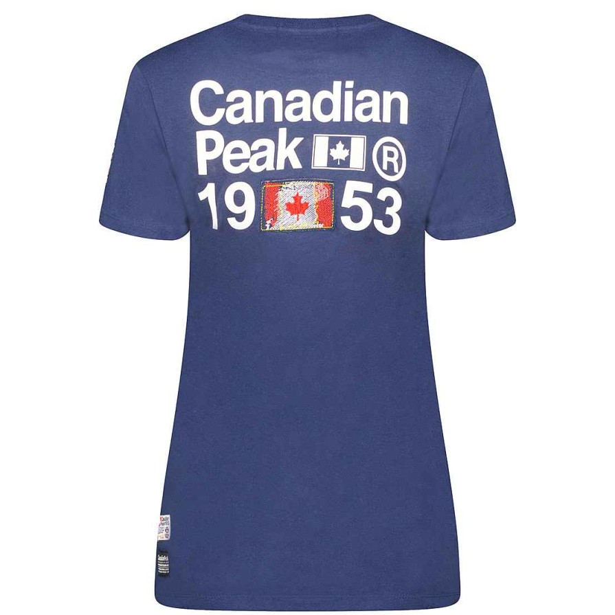 Damen Canadian Peak T-Shirt | Jarofeak Navy Lady Rm 235