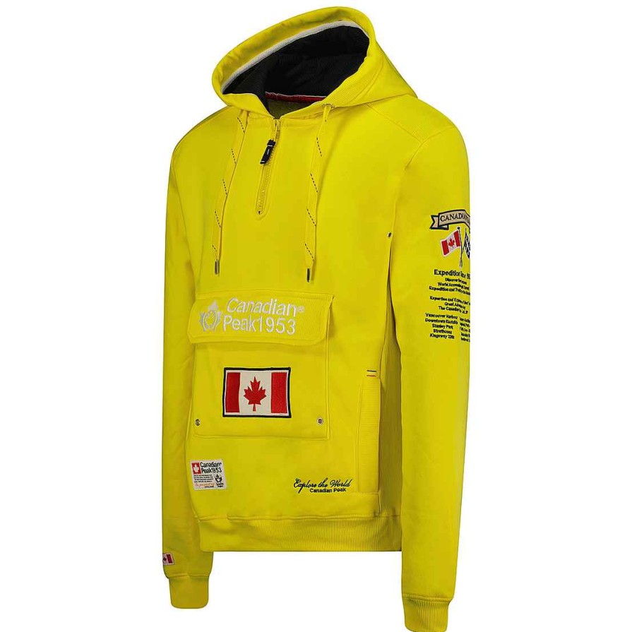 Herren Canadian Peak Schweis | Galapagos Fluo Yellow Men Cp Rm 100