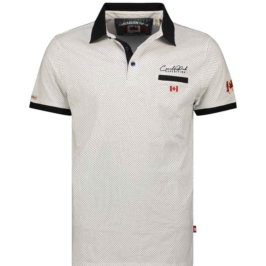 Herren Canadian Peak Polo | Kingdomeak White Rm Men 207