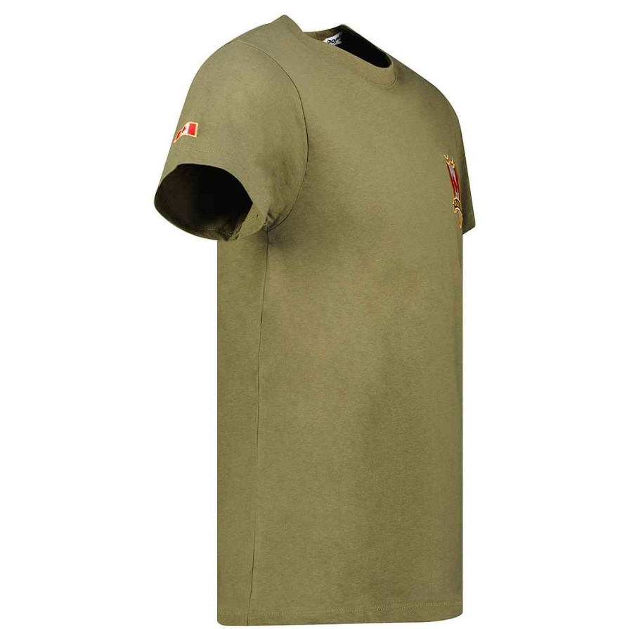 Herren Canadian Peak T-Shirt | Jeganteak Khaki Rm Herren 249